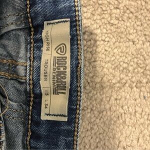 Rock&Roll high ride wide leg jeans (bottom taken out for length) 25’36